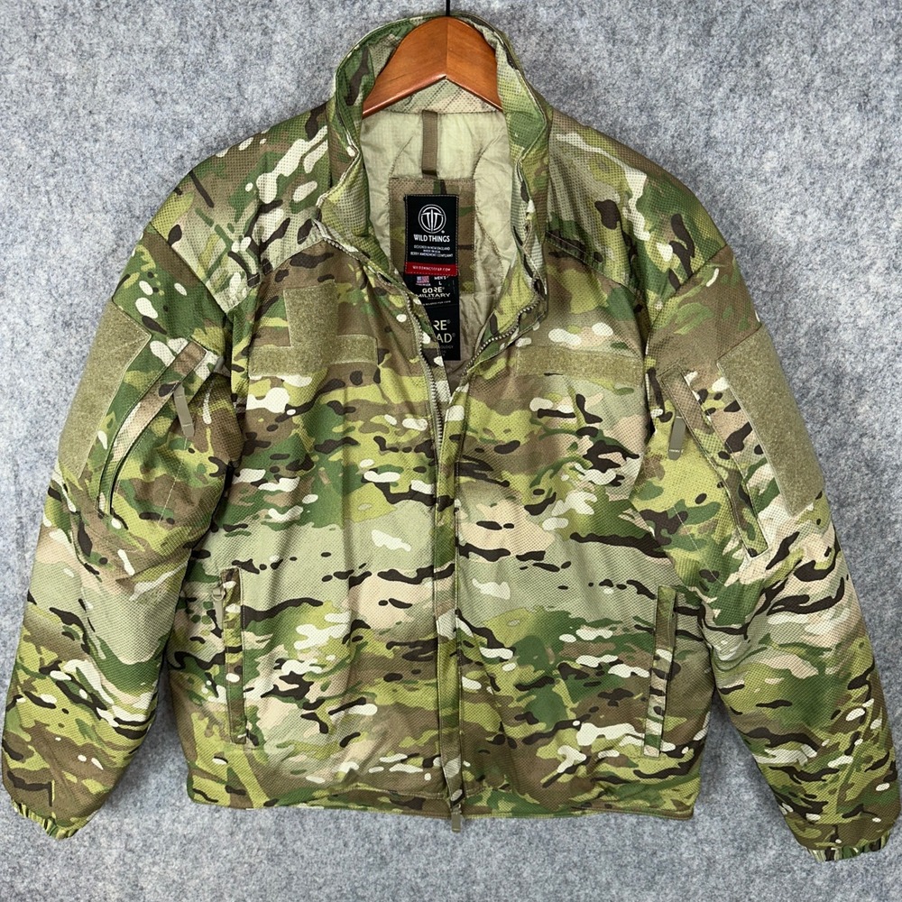 Wild Things Jacket Mens L Green Multicam Gore Military Pyrad Tactical 50281